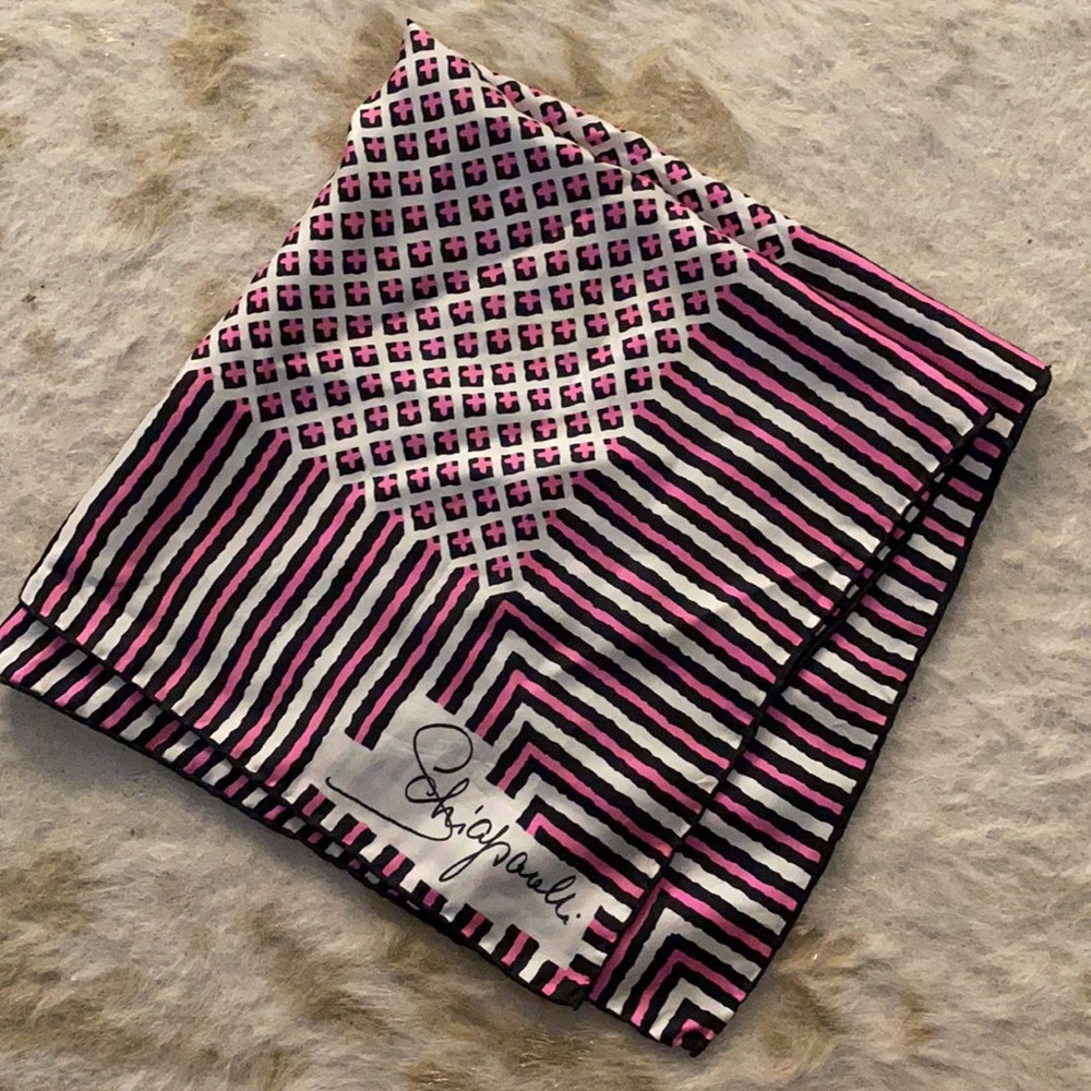 Schiaparelli Silk Scarf *RARE! - Picture 2 of 4